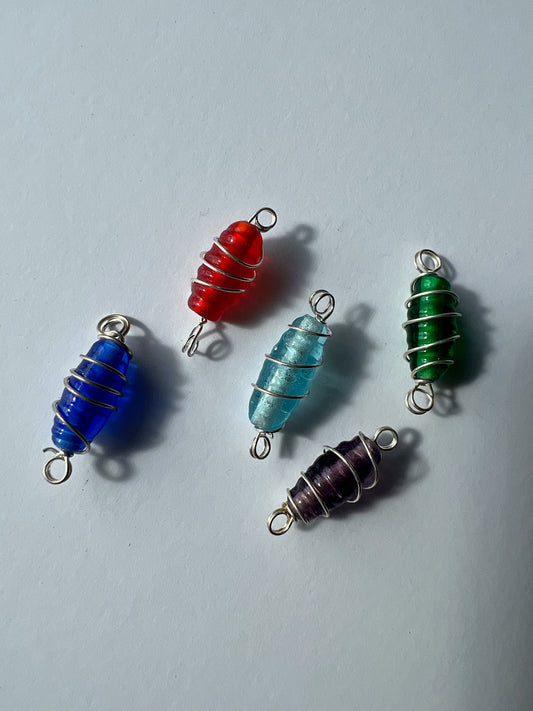 Popping Rocks Glass and Silver - Finished